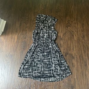 Forever 21 Black and white striped dress large